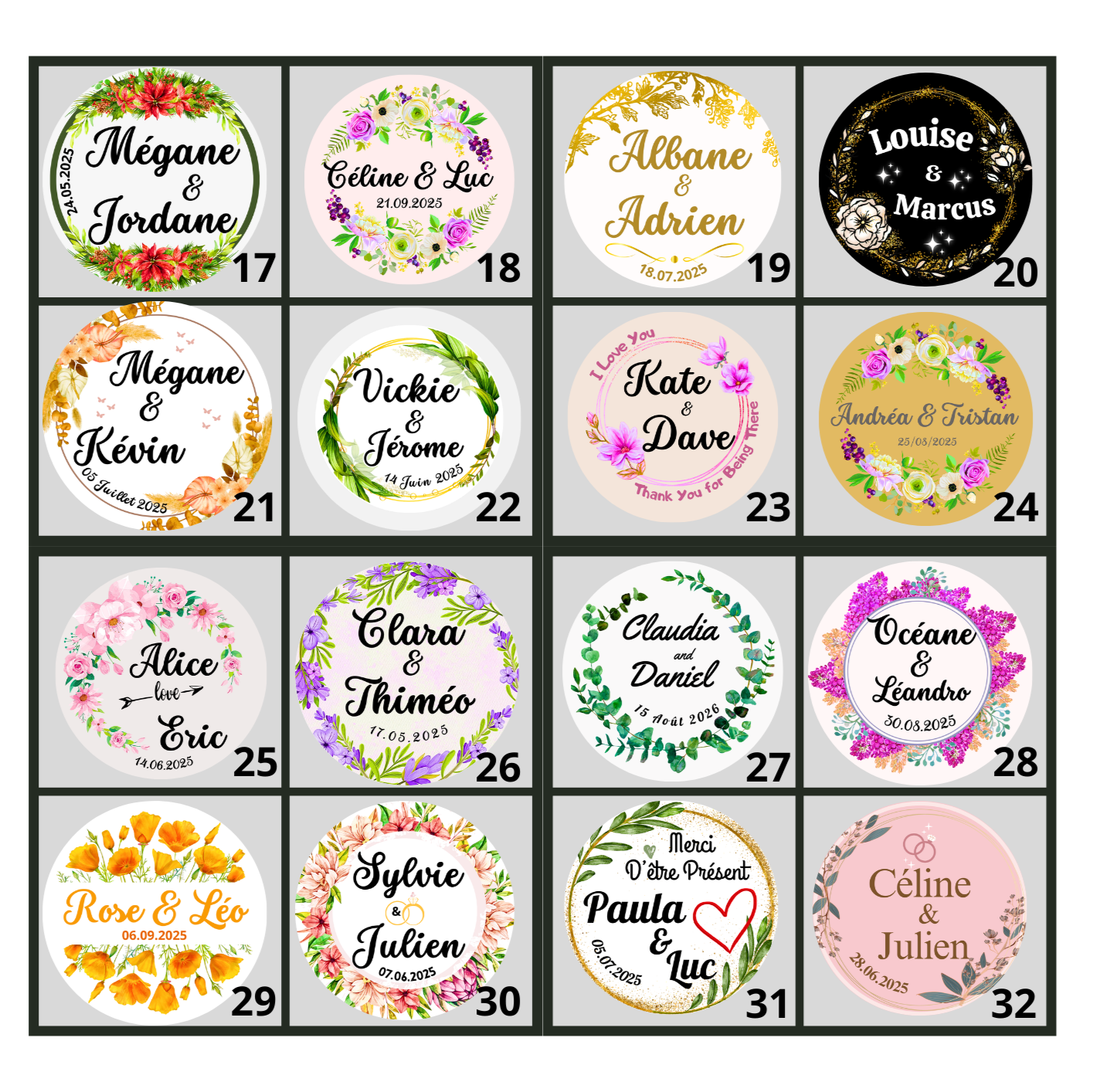 🐝 Pot De Miel 50G à personnaliser Pour Vos Mariages 🐝