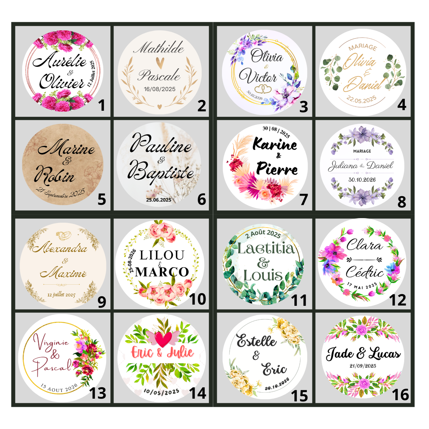 🐝 Pot De Miel 50G à personnaliser Pour Vos Mariages 🐝