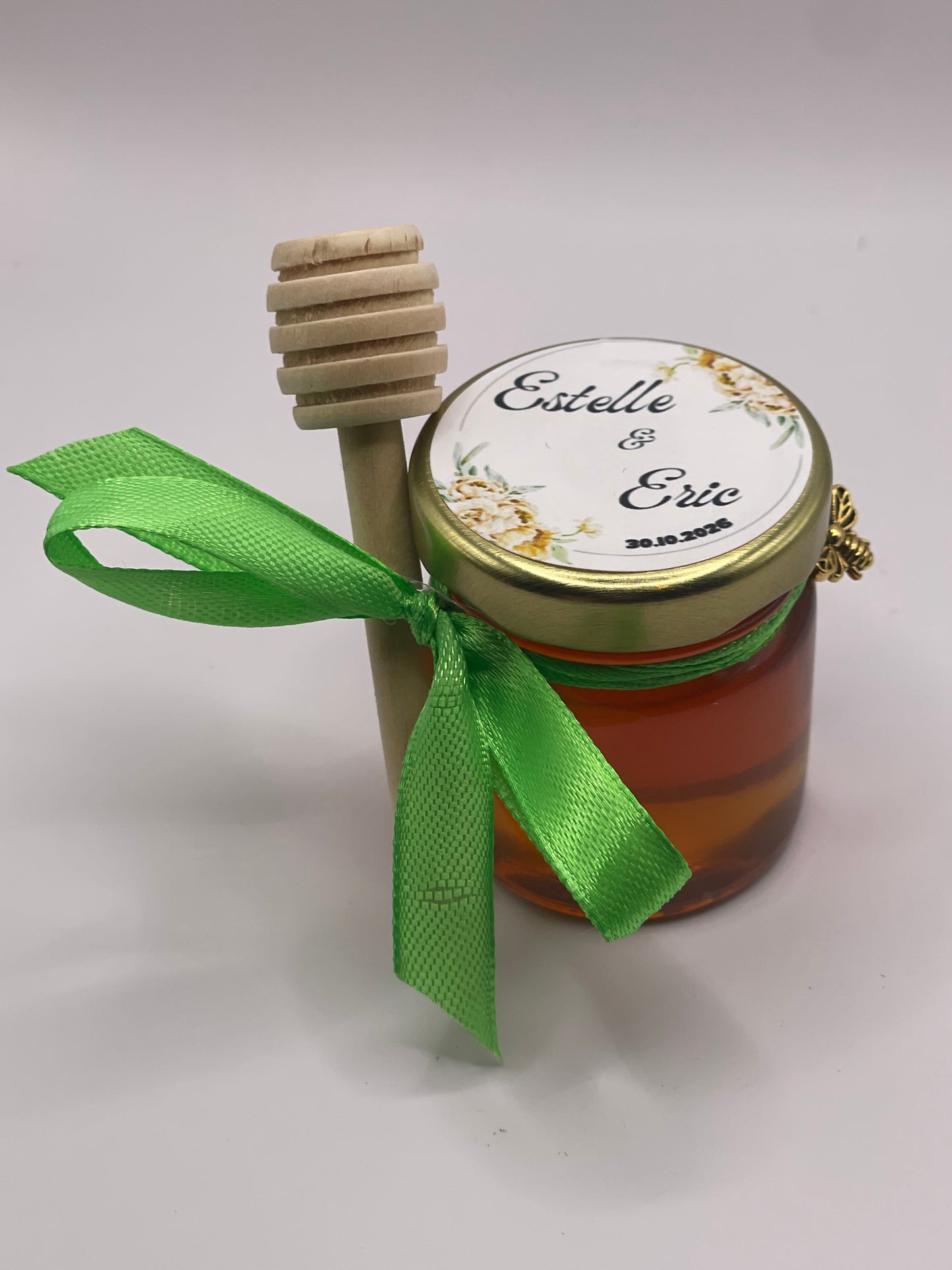 🐝 Pot De Miel 50G à personnaliser Pour Vos Mariages 🐝