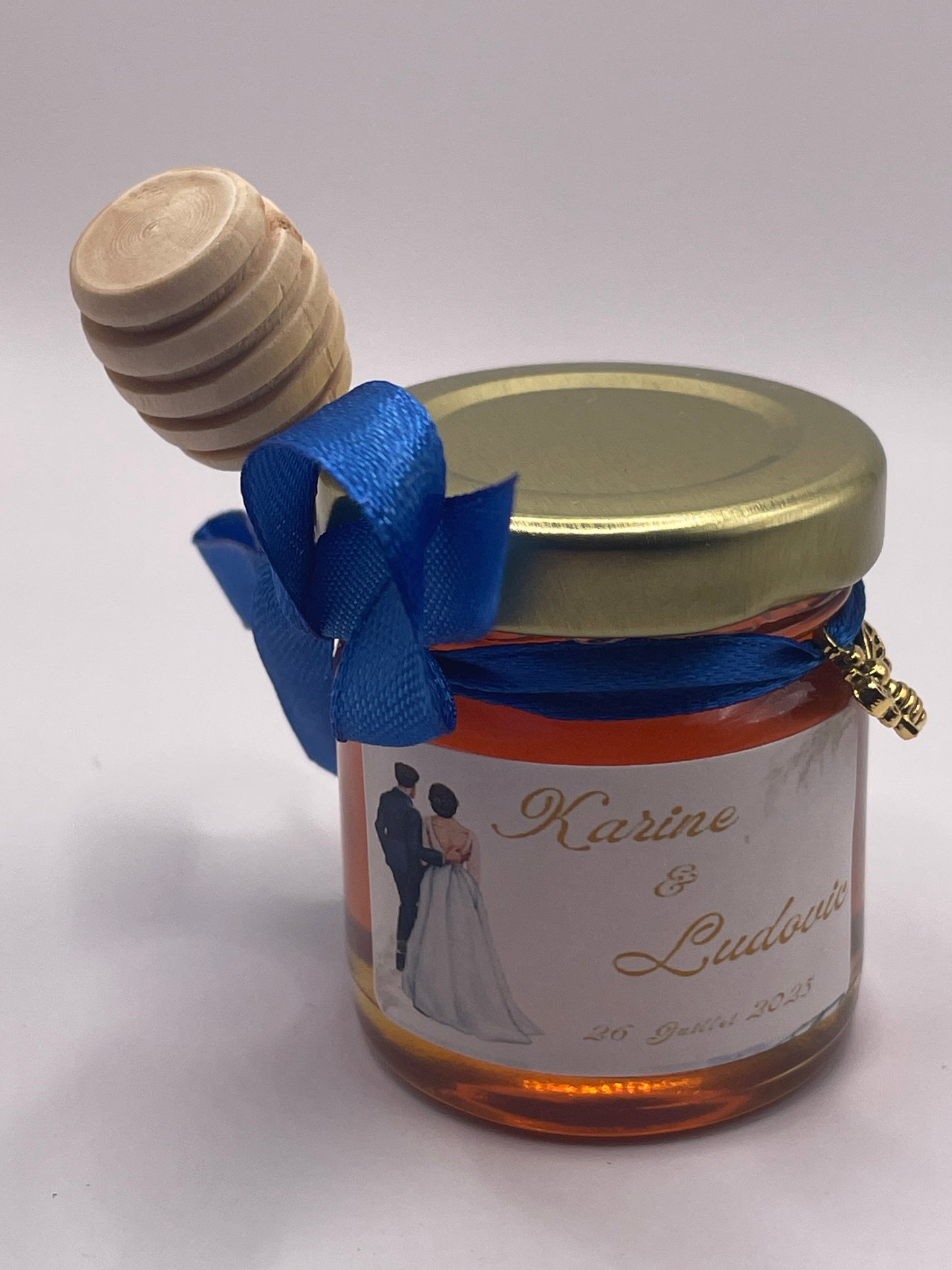 🐝 Pot De Miel 50G à personnaliser Pour Vos Mariages 🐝