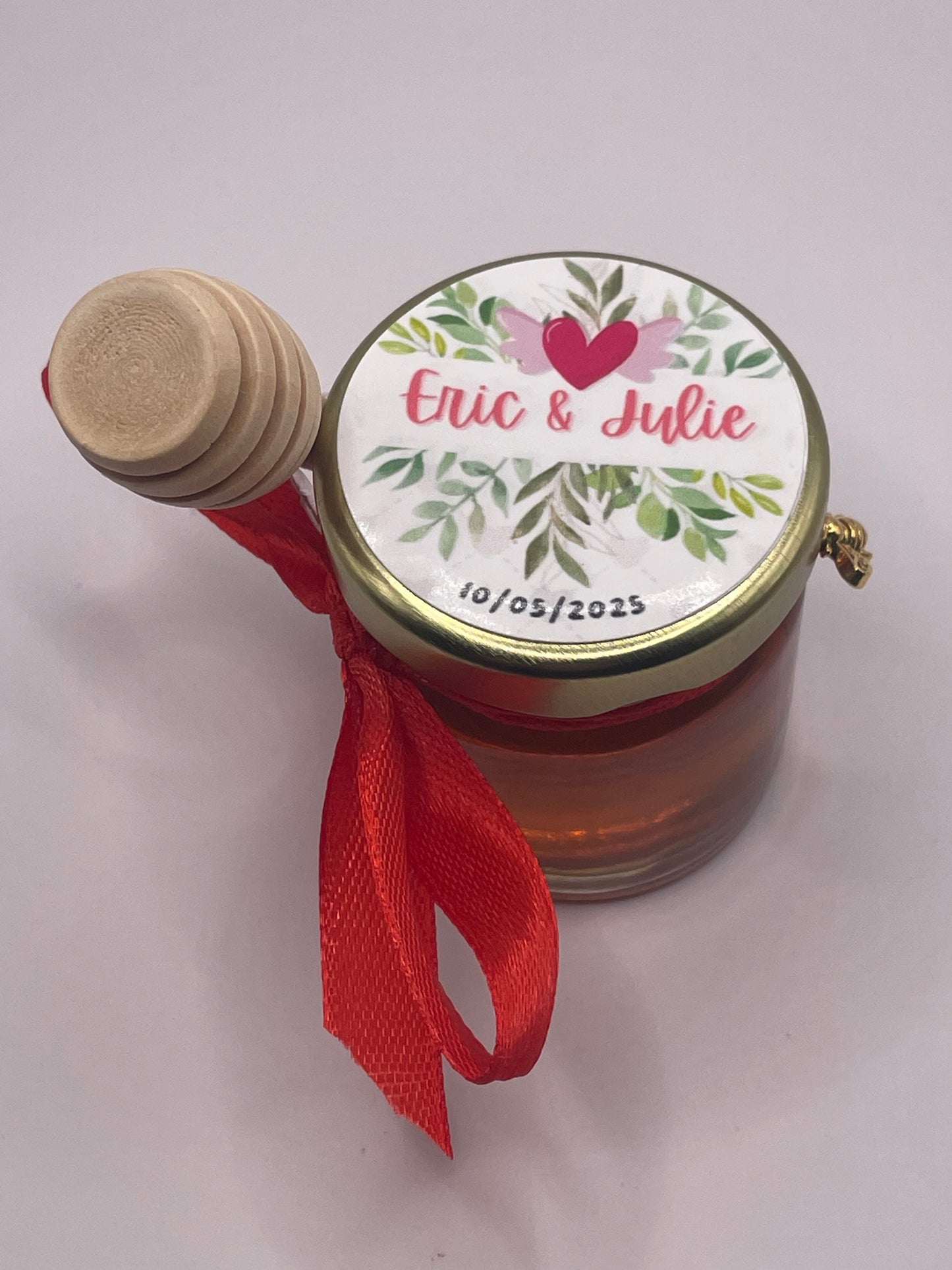 🐝 Pot De Miel 50G à personnaliser Pour Vos Mariages 🐝