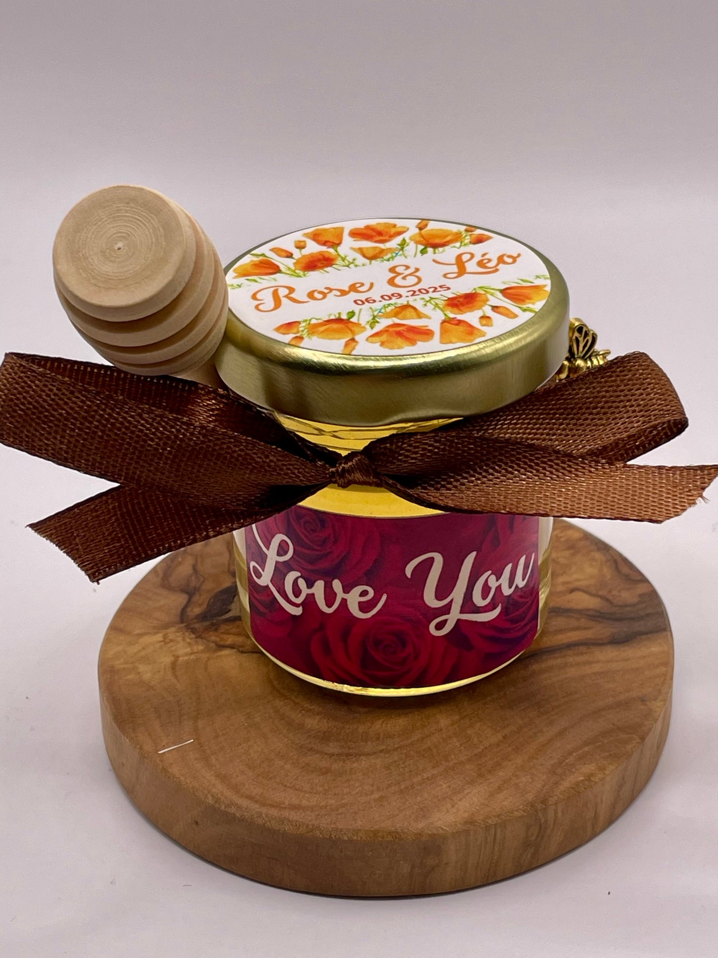 🐝 Pot De Miel 50G à personnaliser Pour Vos Mariages 🐝