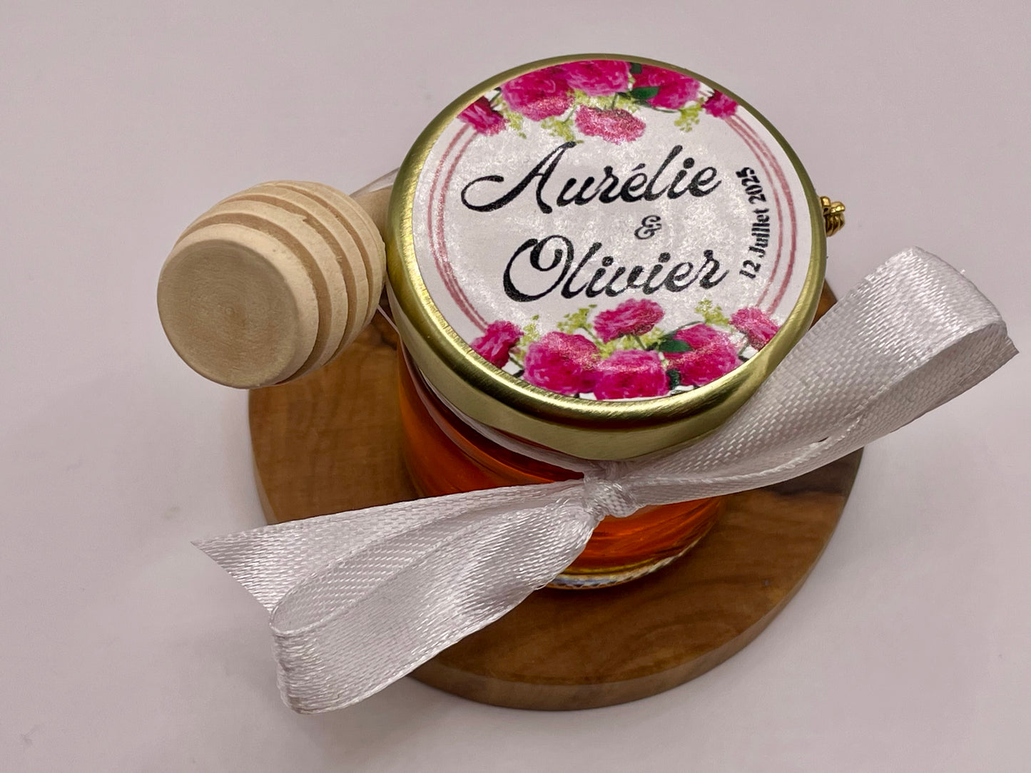 🐝 Pot De Miel 50G à personnaliser Pour Vos Mariages 🐝