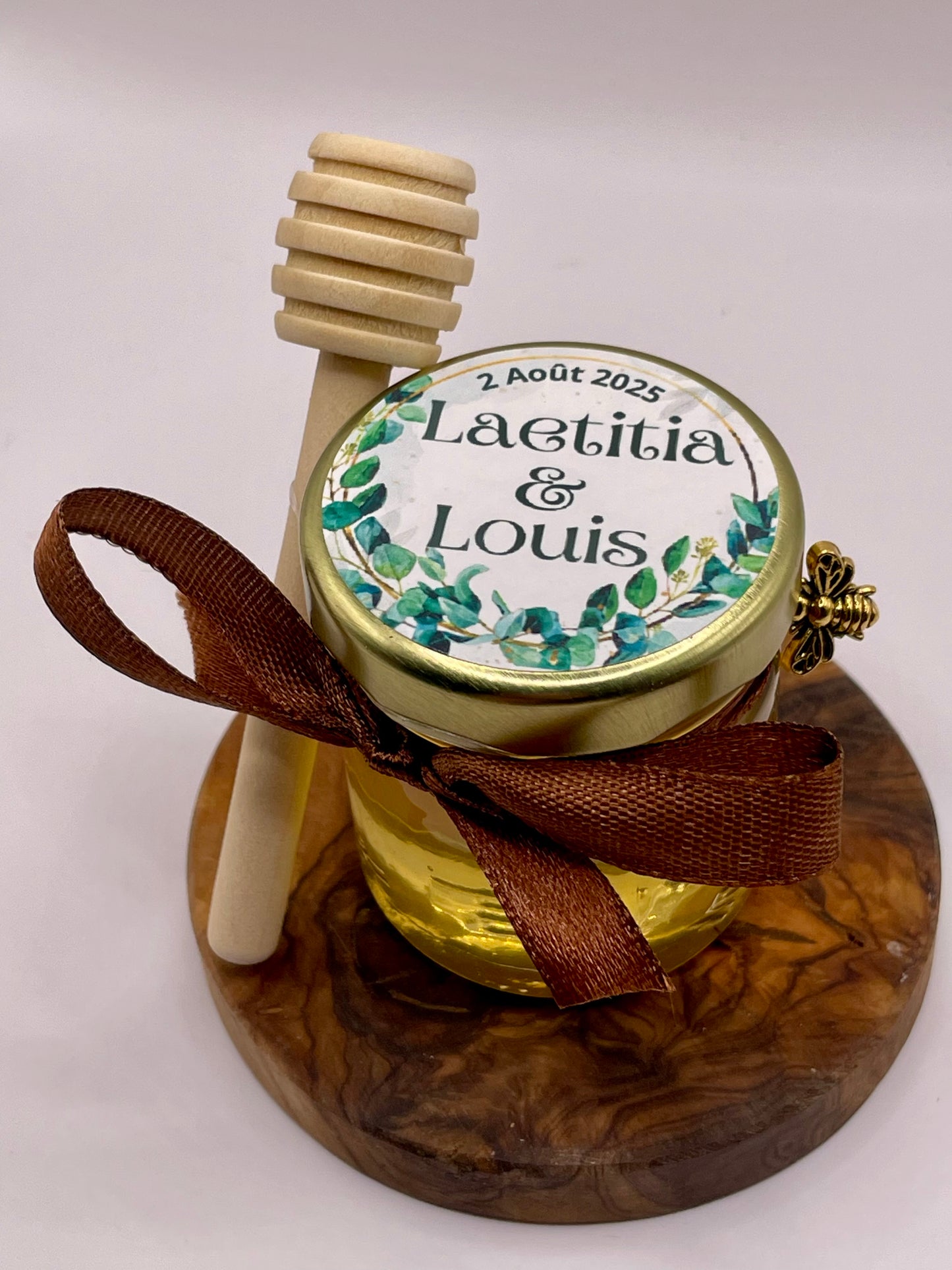 🐝 Pot De Miel 50G à personnaliser Pour Vos Mariages 🐝