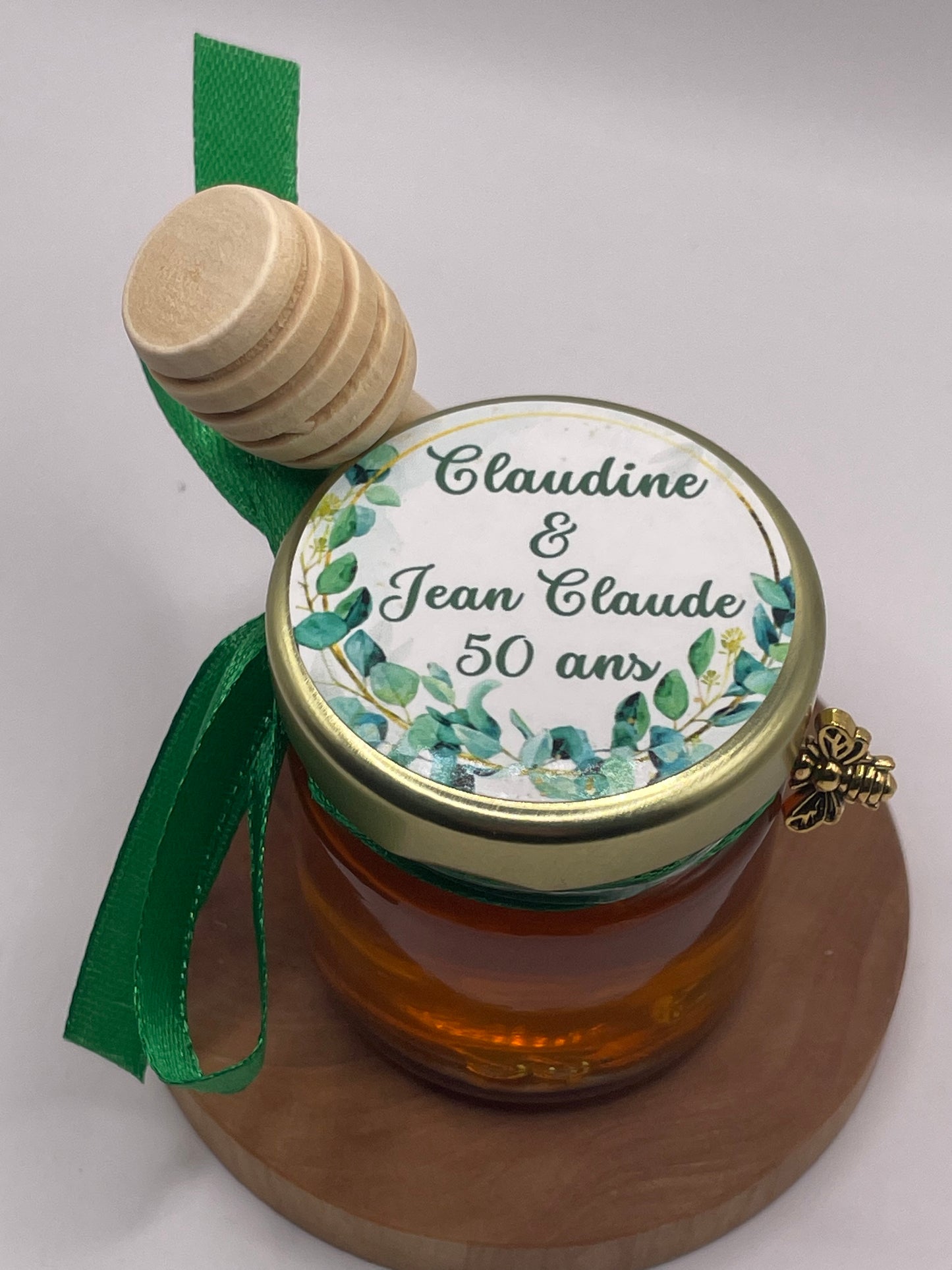 🐝 Cadeaux invités-Pot De Miel 50G à personnaliser Pour Vos Anniversaire 🐝