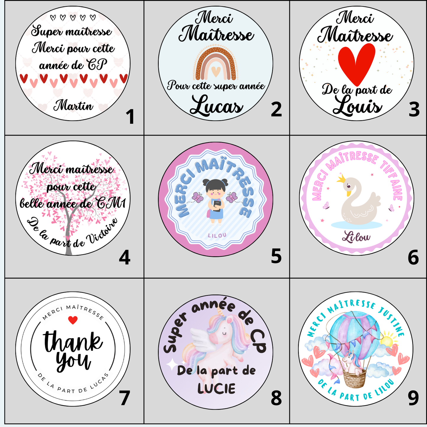 🎁 Cadeaux de fin d'année scolaire