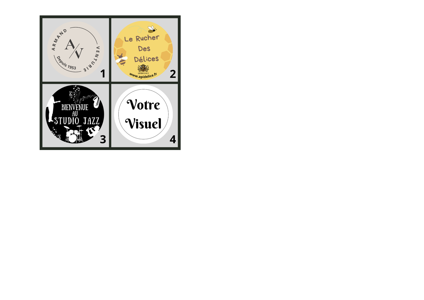 🐝 Pot De Miel 50G à personnaliser Pour Vos Entreprises et vos Clients 🐝