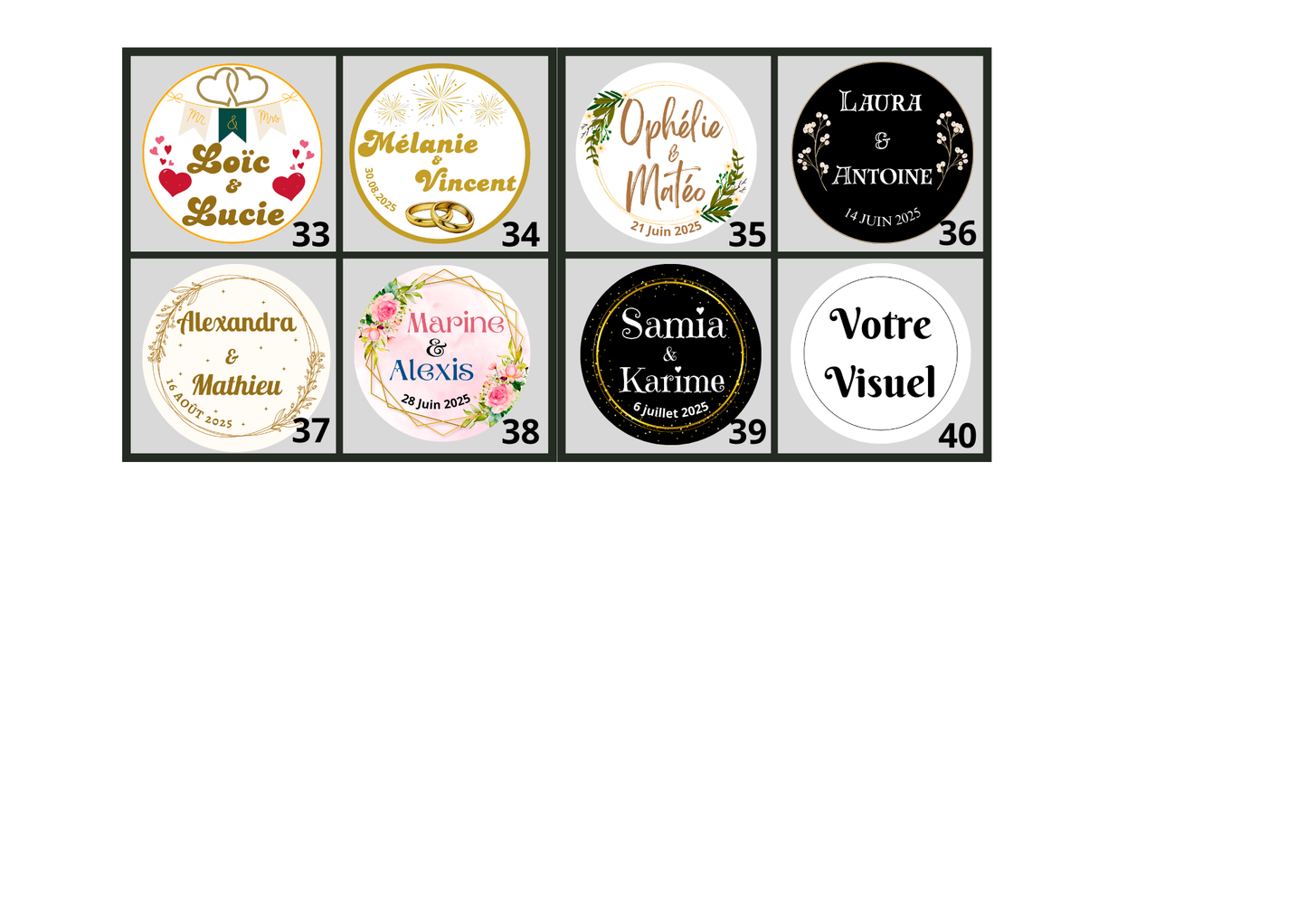 Kit Miel Pot vide à personnaliser_Kit pour cadeaux Mariage, Baptême, Anniversaire, baby shower... A remplir avec Miel, Dragées, Confiture, Bonbons...