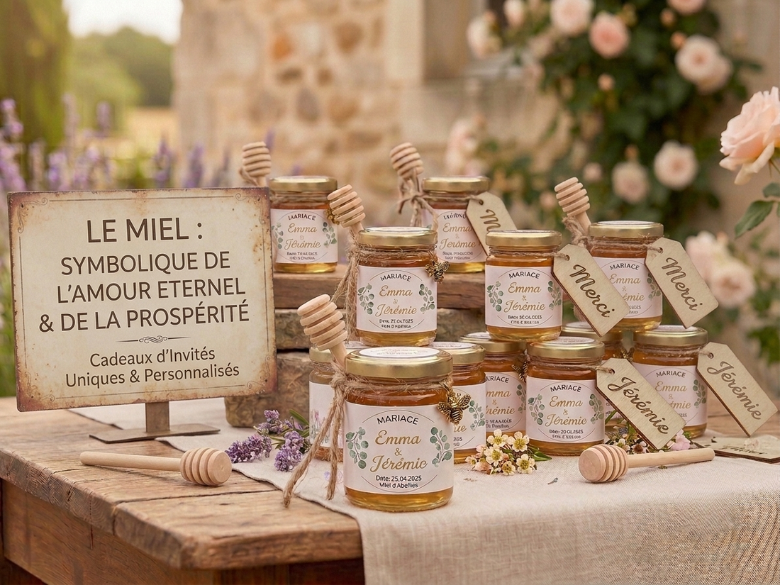 Histoire et Symbolique du Miel au Mariage : Pourquoi Choisir le Miel comme Cadeau d'Invité ?