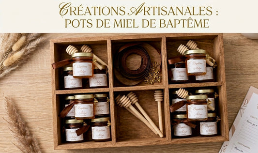 Pot de miel personnalisé baptême : le souvenir gourmand par excellence
