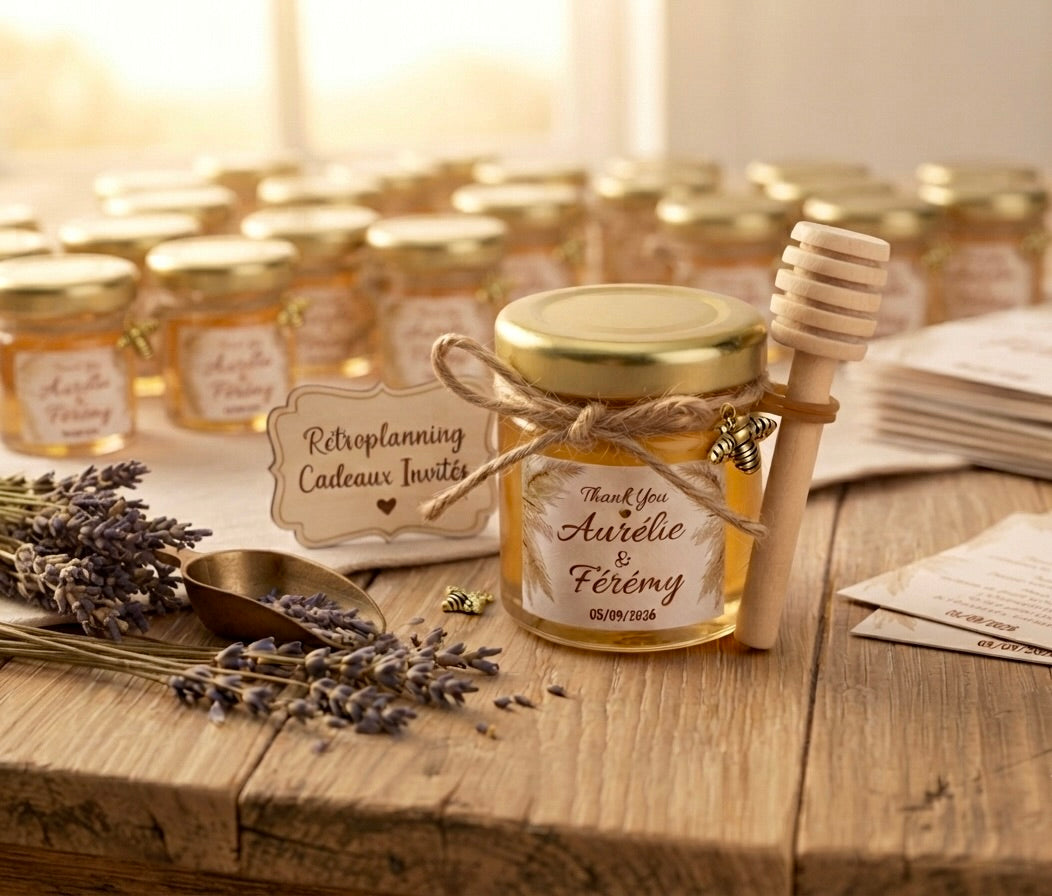 Quand commander cadeaux invités mariage : le rétroplanning complet