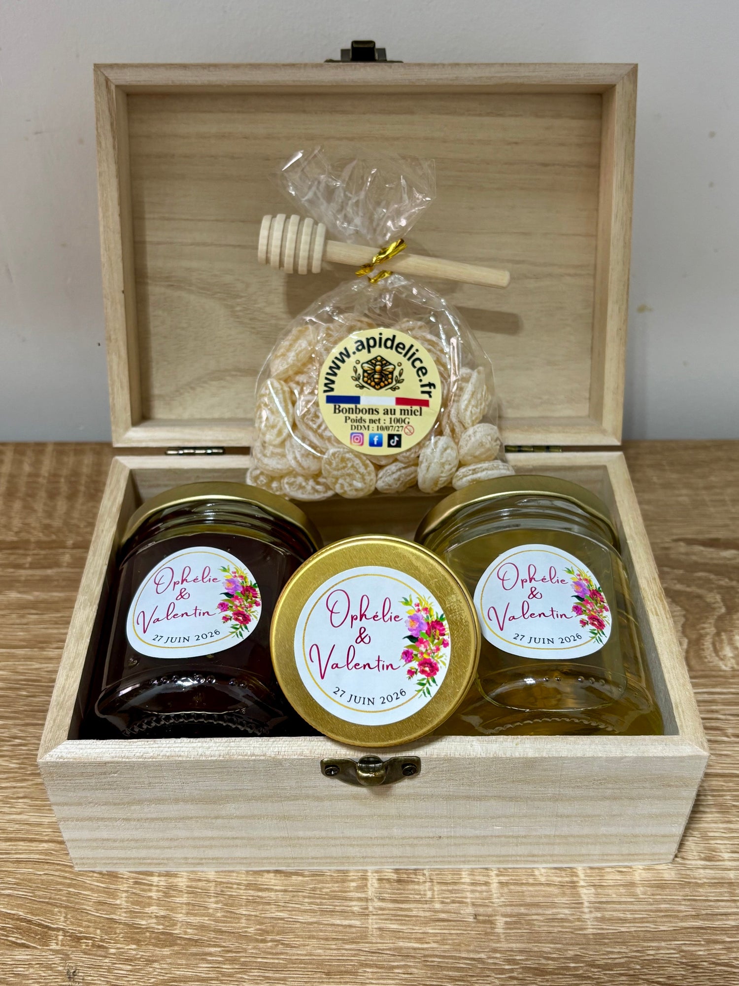 Coffret cadeau pour témoin, parrain, marraine ...