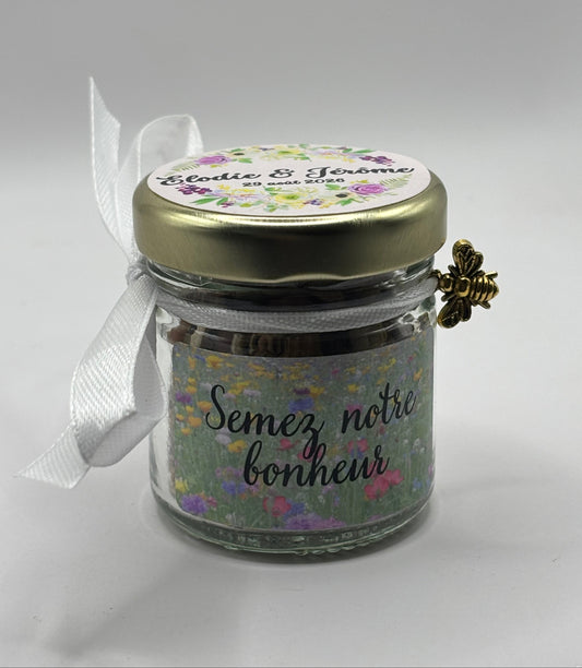 Graine de fleurs à offrir aux invités - Apidelice