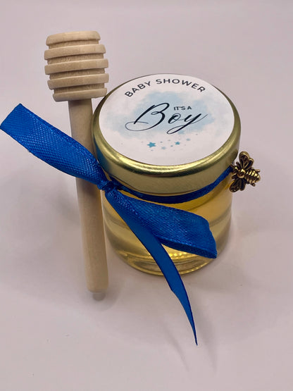 🐝 Pot De Miel 50G à personnaliser Pour Vos Baby Shower 🐝