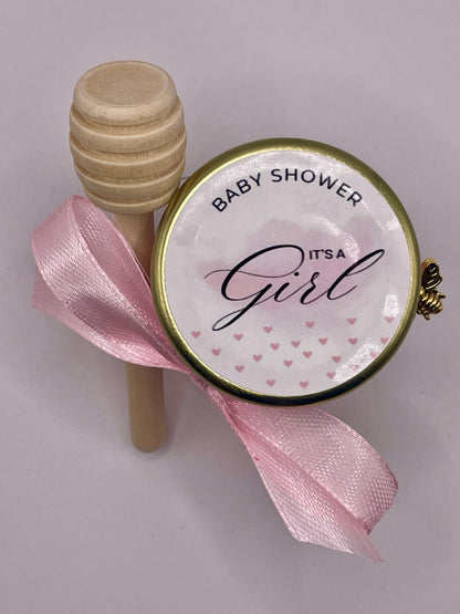 🐝 Pot De Miel 50G à personnaliser Pour Vos Baby Shower 🐝