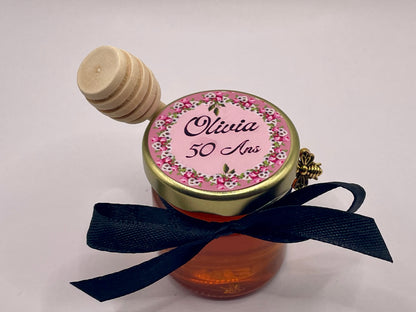 🐝 Pot De Miel 50G à personnaliser Pour Vos Mariages 🐝