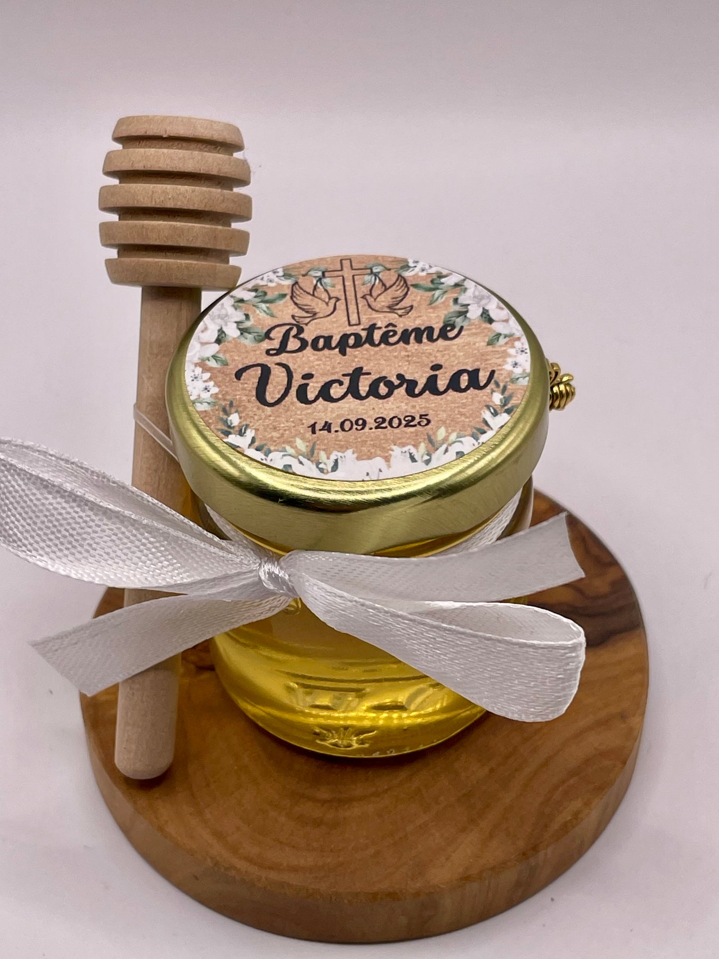 🐝 Echantillon - Cadeaux invités - Pot de 50G de Miel d'Acacia 🐝 Apidelice