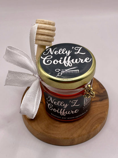 🐝 Pot De Miel 50G à personnaliser Pour Vos Entreprises et vos Clients 🐝
