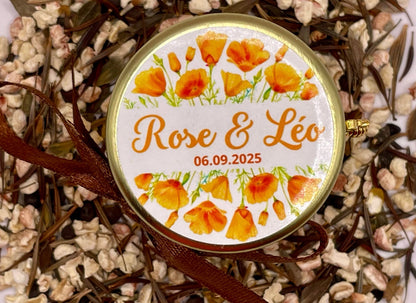 🌸 Pot De Graine De Fleurs 40ml à personnaliser Pour Vos Mariage 🌸