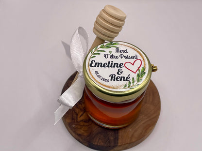 🐝 Echantillon - Cadeaux invités - Pot de 50G de Miel Châtaignier 🐝 Apidelice