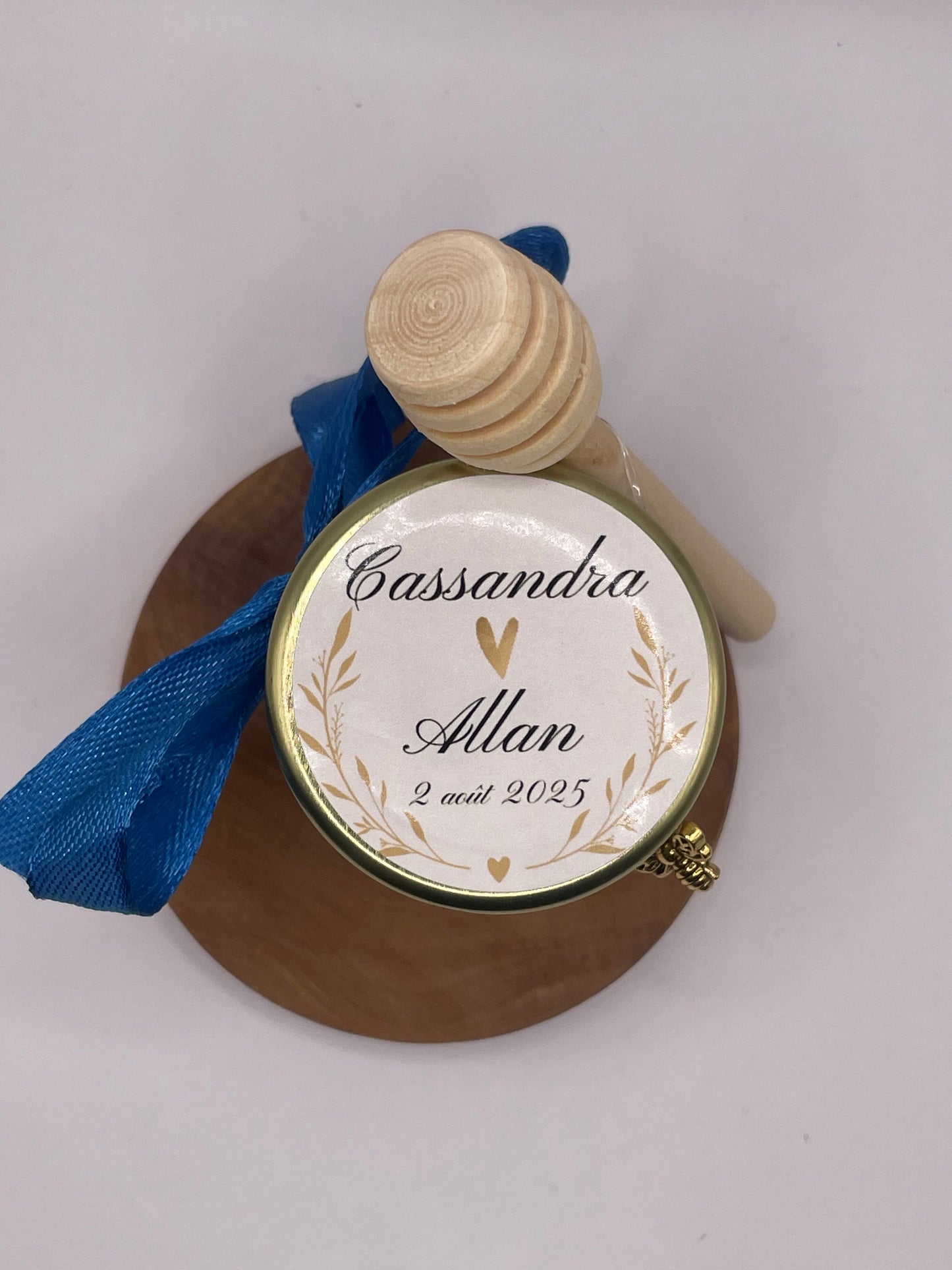 🐝 Cadeaux invités-Pot De Miel 50G à personnaliser Pour Vos Mariages 🐝