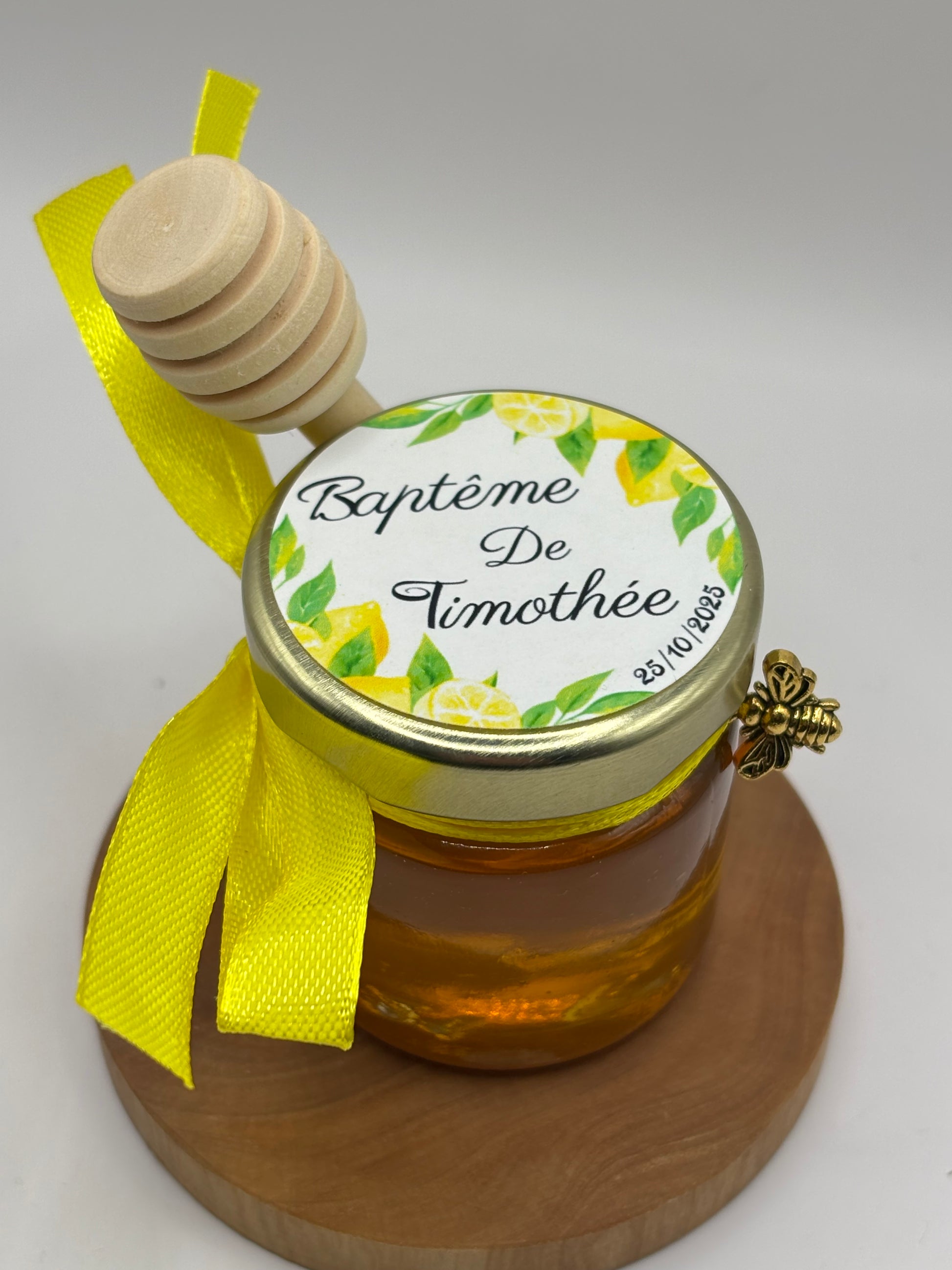 🐝 Echantillon - Cadeaux invités - Pot de 50G de Miel Châtaignier 🐝 Apidelice