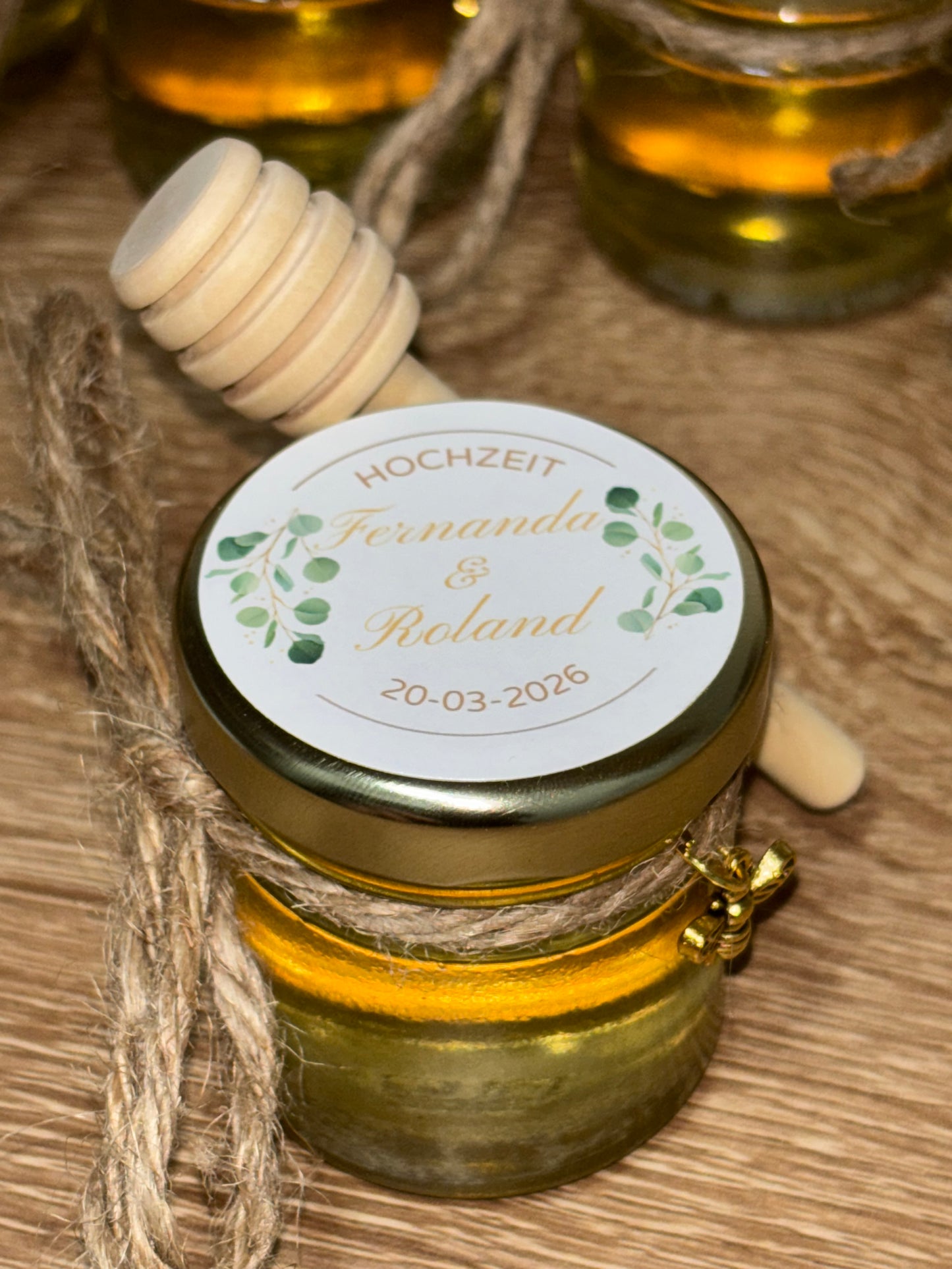 🐝 Cadeaux invités-Pot De Miel 50G à personnaliser Pour Vos Mariages 🐝 apidelice