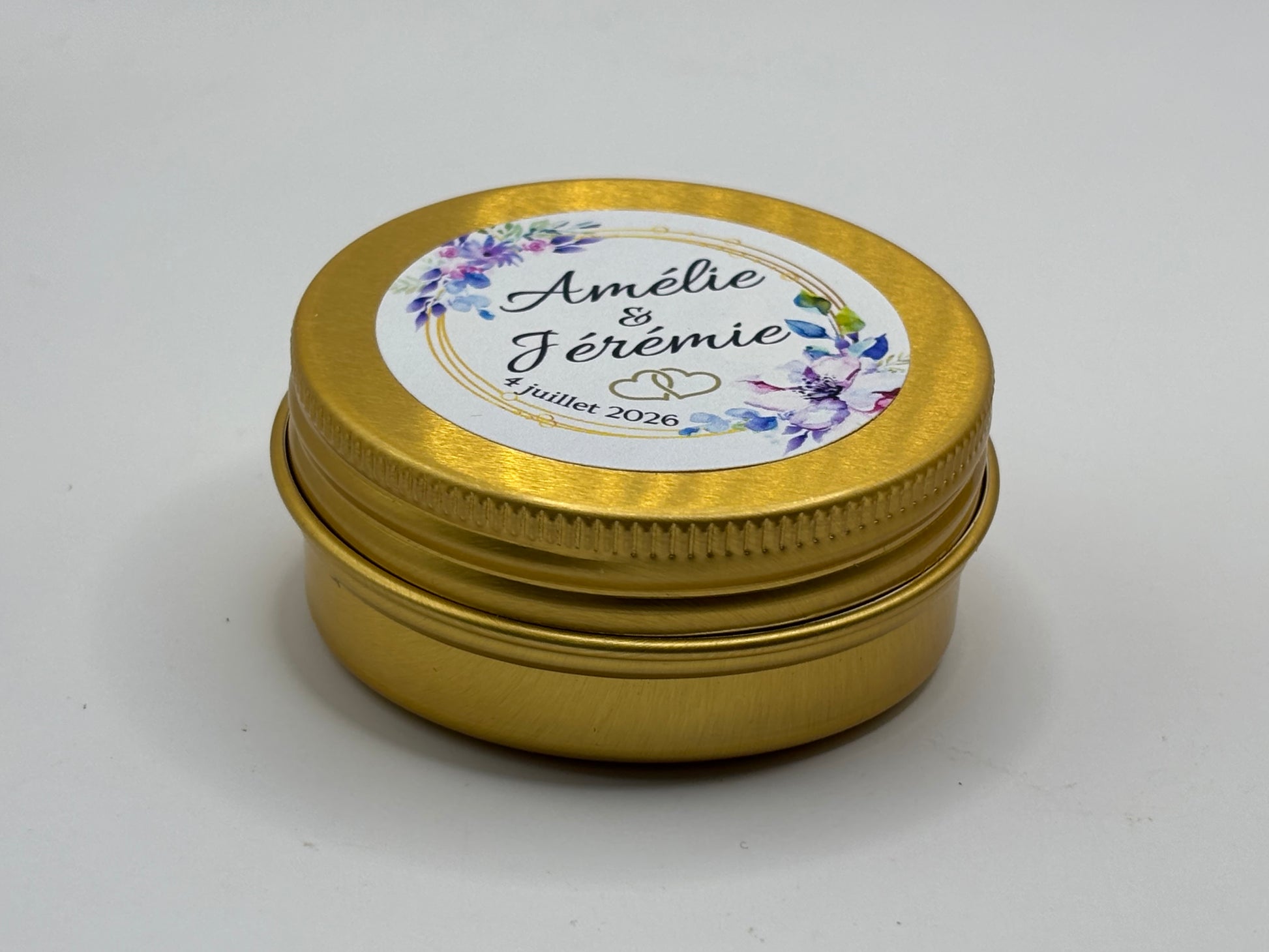 Bougie en Cire d’Abeille (30 GR ) – Cadeau d’Invité Mariage Apidelice