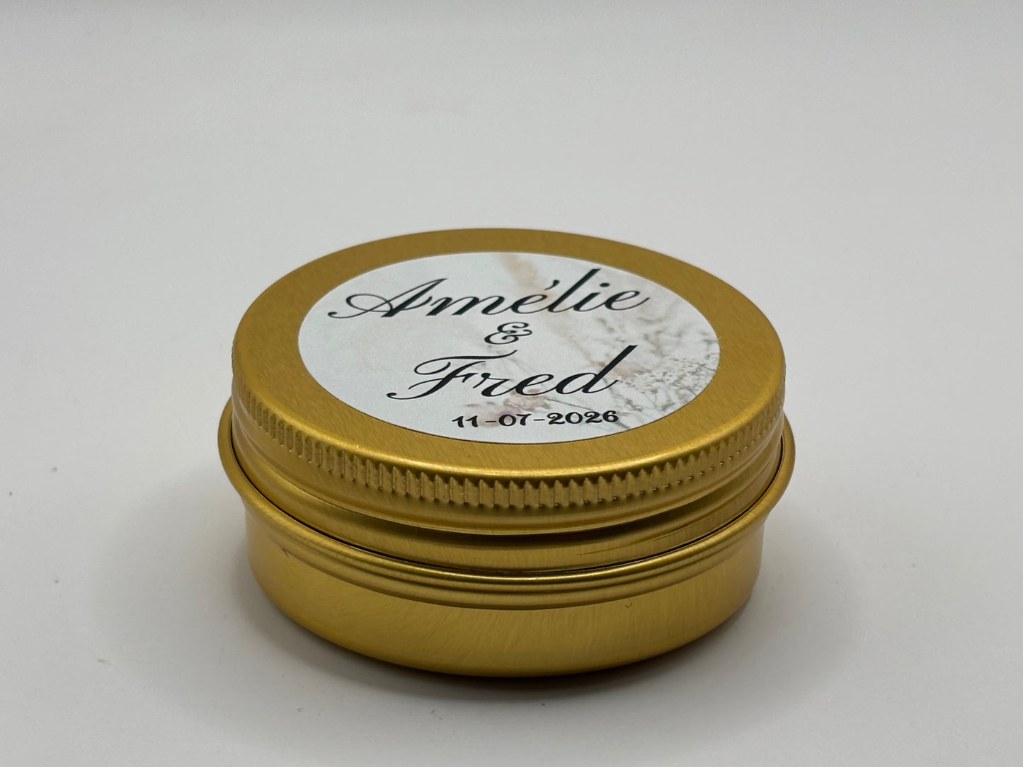 Bougie en Cire d’Abeille (30 GR ) – Cadeau d’Invité Mariage Apidelice