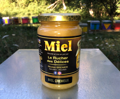 Pot de miel de printemps crémeux Apidelice