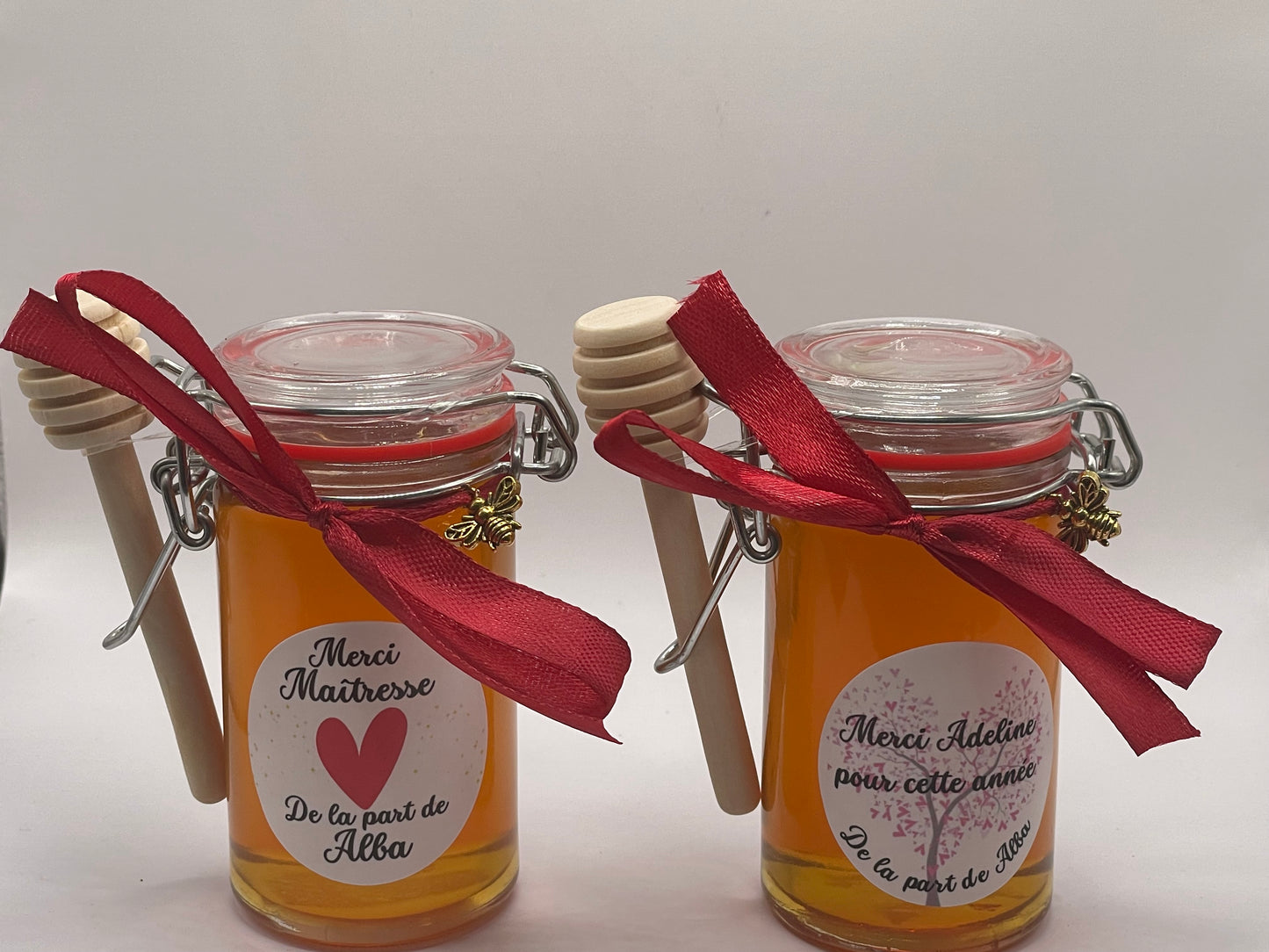 🎁 Cadeaux de fin d'année scolaire maîtresse / maître / nounou Apidelice